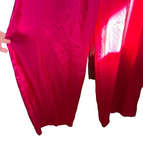 NWT! Missguided satin wrap front strappy jumpsuit - Picture 4 of 13